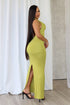 Evelynn Twisted Halter Multi Way Maxi Dress